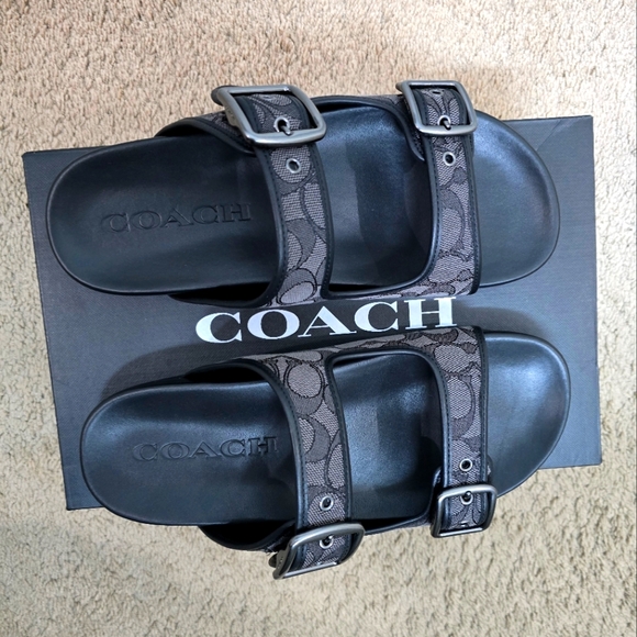 Coach slides/sandals Men size 10 - Picture 1 of 8